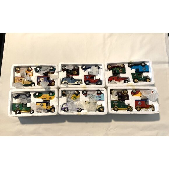 MATCHBOX Other - Matchbox 1996 Set of 24 Great American Micro Breweries Trucks Display Racks 1:64